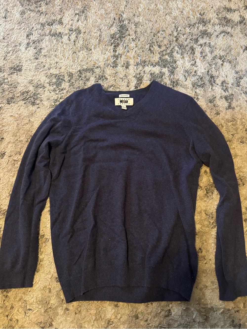 Joseph Abboud 100% cashmere Men's Crewneck Sweater in Navy